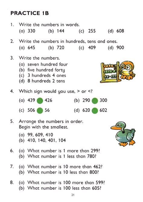 singapore math worksheets grade 2
